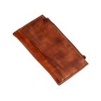 Greenwood “Elora” Long Leather Purse – Cognac