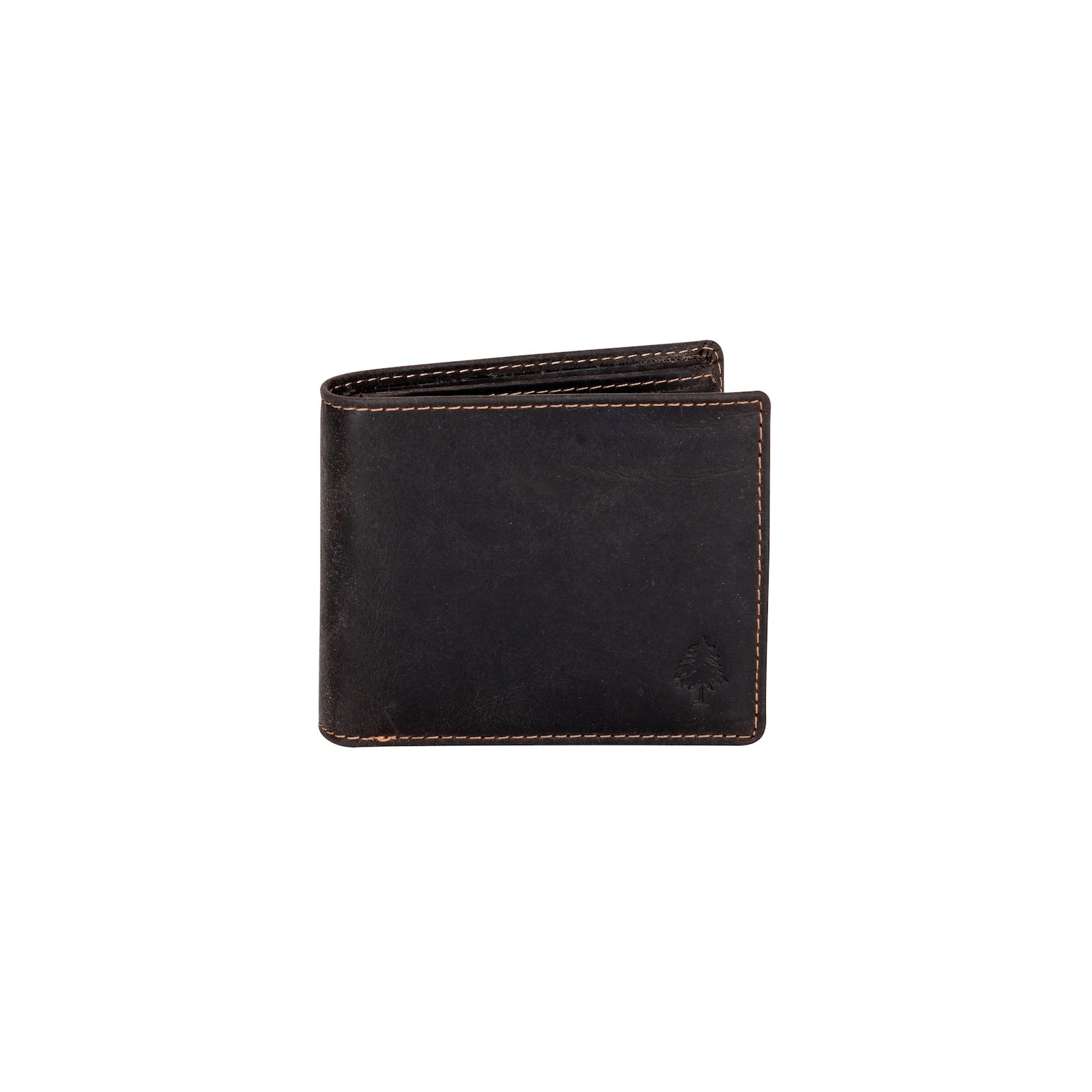 Mason RFID Leather Wallet with Coin Pocket – Brown