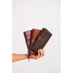 Leather Women Wallet Katie Black